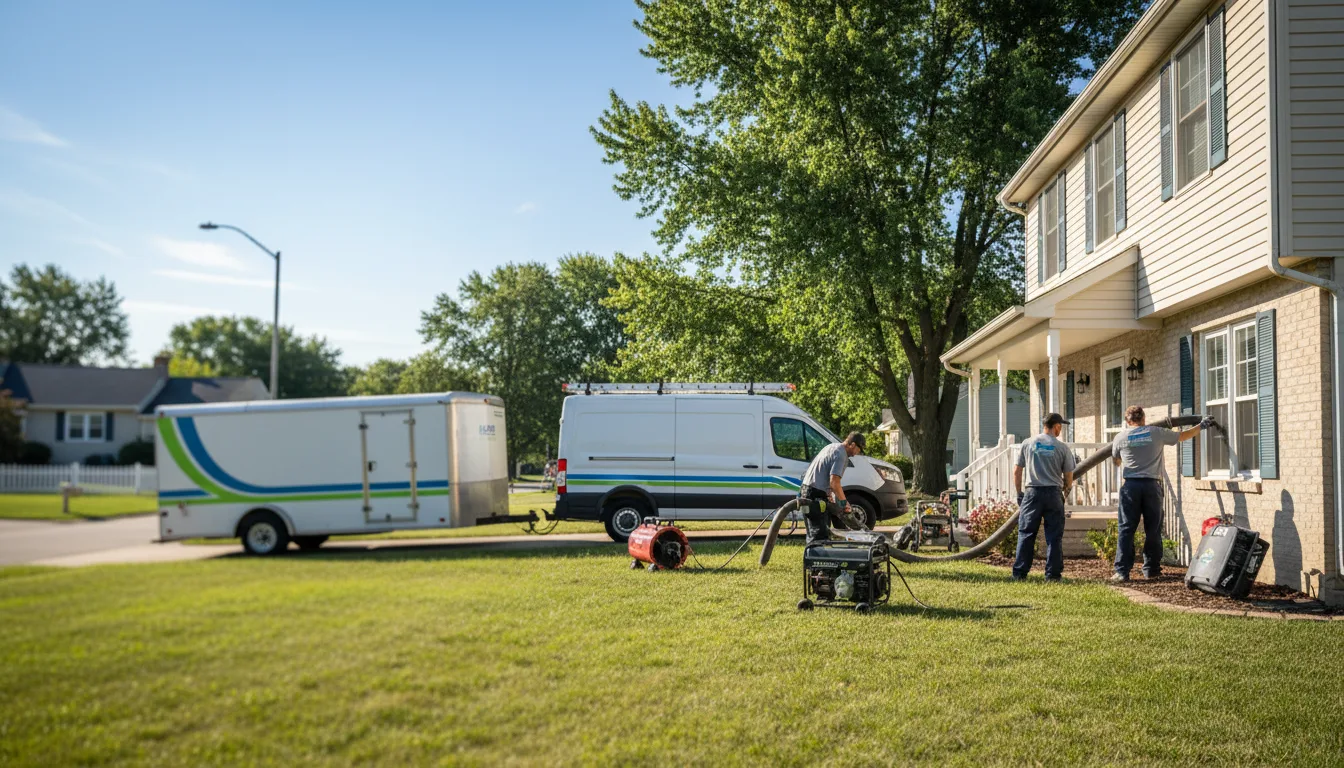 Flooded Basement Restoration And Cleanup With Repair in Paxton, IL near me